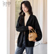 初申秋冬針織開(kāi)衫女時(shí)尚V領(lǐng)經(jīng)典純色百搭針織外套毛衣S54Z068