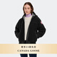 加拿大鵝（Canada Goose）Simcoe 女士羊羔絨連帽衫羊毛抓絨夾克大鵝外套 7016W 61 黑色 XS