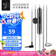 水月雨 Quarks夸克 微動圈Hifi耳機(jī)耳塞 兇萌地攤?cè)?入門小神器 夸克【帶麥版】