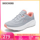 斯凱奇（Skechers）搖搖鞋女春秋跑步鞋網(wǎng)面厚底緩震運動(dòng)舒適慢跑鞋休閑鞋129365