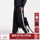 杰克·瓊斯（JACK&JONES）25年男裝潮流衛(wèi)褲男側(cè)面織帶100%純棉毛圈直筒休閑運(yùn)動(dòng)褲秋季褲子 E40黑色 31 175