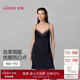 愛慕內(nèi)衣女春夏性感細帶蕾絲吊帶睡裙帶杯睡衣家居服AM42A761 M
