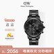 丹尼爾惠靈頓（DanielWellington）DW手表男三眼計(jì)時(shí)商務(wù)鋼帶男士腕表歐美表送七夕節(jié)禮物DW00100642