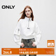 ONLY2024秋冬新款潮流休閑拉鏈立領(lǐng)短款衛(wèi)衣女|12439S019 A43 奶油白色 S (160) 80A