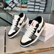 CLENIKEEDNIKE AIR莆田純原高版本AJ-1黑白浮雕校園百搭情侶低幫透氣耐磨防 Aj黑白浮雕(摩擦聲+純原) 42