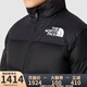 the North Face【斷碼清貨JD物流】美版青少年羽絨服男女保暖防寒羽絨NF0A8A4C JK3-耀司黑 XL