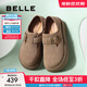 百麗（Belle）趙今麥同款雪頂咖啡勃肯鞋女商場(chǎng)款單鞋D7K1DAM5 卡其色-兩穿勃肯 39 (245mm)