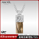 AWNL 【馬思唯同款】荷魯斯之眼項(xiàng)鏈男吊墜輕奢飾品送男友生日禮物 圖畫(huà)石項(xiàng)鏈-鈦鋼鏈款 項(xiàng)鏈單款 鏈長(zhǎng)55cm