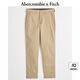 ABERCROMBIE & FITCH男裝春秋美式復(fù)古潮流寬松經(jīng)典直筒奇諾褲卡其褲KI130-2617 卡其色 33 /32 (180/84A)