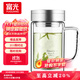 富光健牌雙層玻璃杯支持團(tuán)購(gòu)定制茶杯辦公杯帶把 大容量男女水杯子