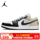 Jordan男子休閑鞋喬丹AJ1 JORDAN 1運動(dòng)鞋 553558-153米黑42