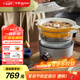 東菱（Donlim）蒸汽鍋家用電蒸鍋多功能鍋蒸燉煮一體鍋電火鍋汽鍋雞專用鍋煮鍋+陶瓷汽鍋）DL-9009