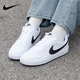 耐克（NIKE）女鞋板鞋 2025新款秋季潮流時(shí)尚低幫運動(dòng)鞋休閑鞋子 104-清新黑白/店長(cháng)主推 37.5