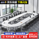 樂(lè )萊客折疊會(huì )議桌可移動(dòng)拼接長(cháng)條桌教育機構多功能培訓課桌辦公桌椅組合 80*40【加厚25MM桌面】