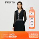 PORTS寶姿秋冬女裝新款優(yōu)雅氣質(zhì)修身連衣裙ALM9K202NKW008 黑色 S