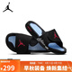 Jordan男子運動(dòng)拖鞋一字拖 魔術(shù)貼 顆粒按摩 運動(dòng)鞋555501-061黑/藍41