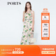 PORTS寶姿 新品 女裝無(wú)袖印花高腰連體褲LN8P100HPT041 粉色印花 L (8)