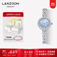LANZOOM藍族藍眼淚手表女輕奢鑲鉆女腕表生日送女友情人節禮物送媽媽 【人氣星品】藍眼淚Fyn01