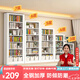 JN JIENBANGONG家用鋼制書架圖書館書柜落地置物架學(xué)生客廳臥室儲(chǔ)物架多層收納架 1米長(zhǎng)主架【默認(rèn)發(fā)白色】 2米高 六層