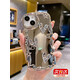 悍坦適用于蘋(píng)果iPhone16promax愛(ài)心白銀小熊電鍍鏡面補妝鏡蘋(píng)果15蘋(píng)果14手機殼保護套 電鍍鏡面+愛(ài)心 蘋(píng)果16PROMAX