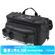 達(dá)億瓦（DAIWA） 路亞漁具包 多功能收納大容量雙肩包斜挎包釣魚(yú)腰包 路亞腰包-黑色（32x12x20cm)