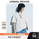 UR2025夏季新款女裝簡(jiǎn)約休閑百搭圓領(lǐng)短袖T恤UWB450039 本白 M