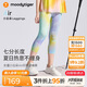 moodytiger【仙女家族】女童緊身褲涼感防曬夏季褲子高彈速干兒童修身七分褲