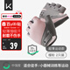 Keep健身手套男女運動(dòng)手套騎行單杠引體向上訓練擼鐵防滑護掌 櫻粉 M