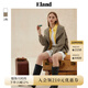 ELAND衣戀短外套女百搭風(fēng)寬松舒適透氣連帽防風(fēng)夾克2025秋季新款 軍綠色(49)Khaki M 165