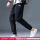 彪馬（PUMA）運動(dòng)褲男褲 25秋季新款束腳寬松休閑褲子梭織快干衛褲收口長(cháng)褲男 束腳/黑色/cat logo M 175【推薦體重120-140斤】