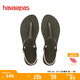 havaianas哈唯納YouParatyRJ夾腳女涼鞋時(shí)尚休閑夏季海邊一字帶 4896-橄欖綠 414898537 巴西碼