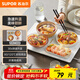 蘇泊爾（SUPOR）【國家補貼】暖菜板飯菜保溫板熱菜板加熱桌墊 烘干發(fā)酵解凍雙檔調溫多功能加熱板BF4028A803