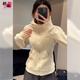 舒翎設計感連帽衛衣外套女裝外套澳粒絨秋冬加厚甜辣瑜伽修身運動(dòng)上衣 奶茶色  XL 推薦120-140斤