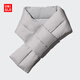 優(yōu)衣庫男裝女裝HEATTECH圍巾圍脖防寒保暖易收納25秋冬新款478314 03 灰色 均碼 (98 × 15 cm)