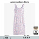 ABERCROMBIE & FITCH【優(yōu)雅小碎花】女裝25夏季美式田園修身赫本風(fēng)連衣裙KI159-5697 多色印花 S 165/92A 標準版
