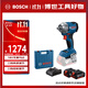 博世（BOSCH）18V無(wú)刷鋰電沖擊扳手350牛米電動(dòng)風(fēng)炮GDS18V-350 4.0Ah電池*2 