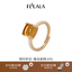 翡拉拉（fellala）原創(chuàng)設(shè)計(jì)金桂簡約時尚百搭戒指女小眾高級感指琺瑯戒潮送女友禮物 戒指