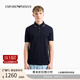 EMPORIO ARMANI/阿瑪尼官方旗艦?zāi)惺咳奕？鄯I(lǐng)短袖Polo衫七夕 【珠地網(wǎng)眼全棉三?？邸亢＼娝{(lán)色 L  (推薦：150-165斤)