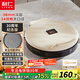 利仁新款元寶電餅鐺家庭用加大加深38mm深烤盤(pán)1800W雙面加熱電餅檔烙餅鍋煎餅鍋烤肉鍋早餐機LR-J3436