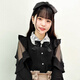 ROJITA荷葉邊露肩袖蕾絲珍珠領(lǐng)襯衫(1311570) 黑色