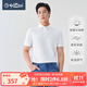金利來【100%長(zhǎng)絨棉】春夏新款短袖polo衫男簡(jiǎn)約時(shí)尚純色拼接翻領(lǐng)T恤 00白色 2XL 185/100A 推薦150-160斤