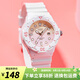 卡西歐（CASIO）手表 時(shí)尚運動(dòng)學(xué)生表  防水石英女表 兒童表高中生手表 LRW-200H-4E2 店長(cháng)推薦