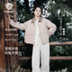 坦博爾2025秋冬新款輕薄羽絨服女士百搭襯衫領(lǐng)戶(hù)外保暖秋冬短款女生外套 珍珠粉米 S 160/84A