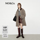 MO&Co.大衣5紗10色織千鳥格綿羊毛毛呢外套 多色格紋 XS 155