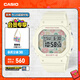 卡西歐（CASIO）BABY-G BGD-565復古碎花運動(dòng)時(shí)尚女士手表防水防震石英手表 禮物 BGD-565RP-7PR