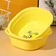 洗臉盆家用洗菜盆洗衣盆學(xué)生宿舍洗襪子內(nèi)褲【款式顏色隨機(jī)發(fā)貨】 塑料盆 直徑22cm【小號(hào)】2個(gè)裝