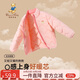 Classic Teddy兒童棉服男女童外套秋冬保暖棉衣加厚內膽中大童裝衣服 淺粉 120 