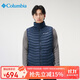 Columbia哥倫比亞羽絨馬甲男秋冬輕薄保暖防寒羽絨服背心WE5561 465 M