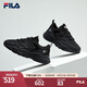 FILA【男女同款】斐樂(lè)情侶七夕跑步鞋復(fù)古老爹鞋火星鞋潮流時(shí)尚老爹鞋 女-黑-BK 36.5