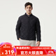 坦博爾羽絨服男羅紋棒球領(lǐng)輕薄簡(jiǎn)約短款外套TAF310119A 黑色 2XL (180)